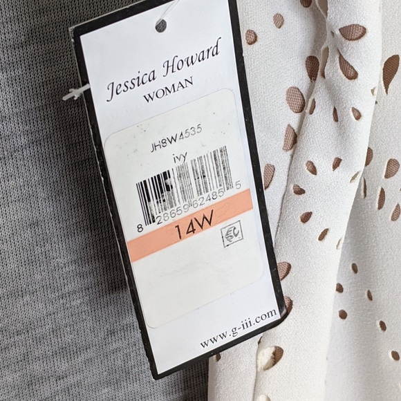 2x 👯‍♀️Host Pick⚡️Jessica Howard Laser Cut Shift Dress - Picture 8 of 10